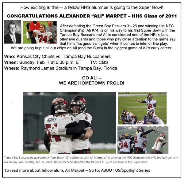 Congratulations to Ali Marpet Class of 2011. He and the Tampa Bay